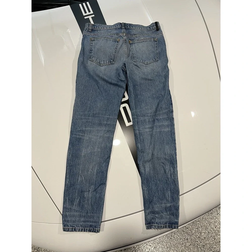 Alexander Wang Jeans 25 Light Indigo Fade Blue Slim Fit Skinny - Picture 4 of 5